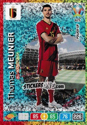 Sticker Thomas Meunier - UEFA Euro 2020 Preview. Adrenalyn XL - Panini