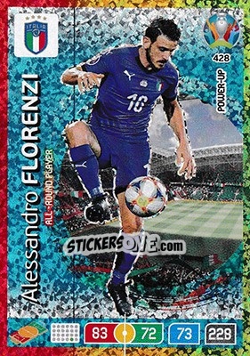 Sticker Alessandro Florenzi - UEFA Euro 2020 Preview. Adrenalyn XL - Panini