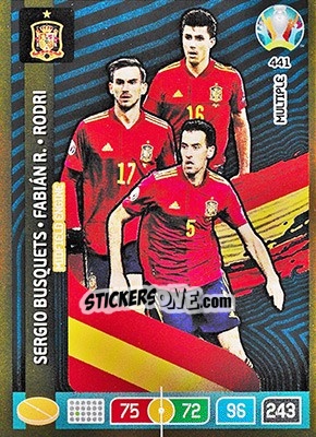 Figurina Sergio Busquets / Fabián Ruiz / Rodri