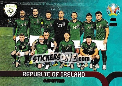 Sticker Republic of Ireland - UEFA Euro 2020 Preview. Adrenalyn XL n. 456 - Panini