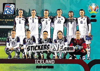 Figurina Iceland - UEFA Euro 2020 Preview. Adrenalyn XL - Panini