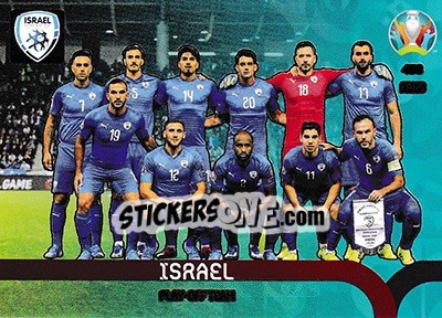 Sticker Israel - UEFA Euro 2020 Preview. Adrenalyn XL n. 458 - Panini