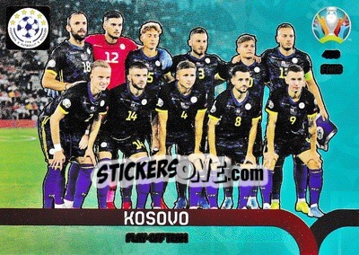 Sticker Kosovo - UEFA Euro 2020 Preview. Adrenalyn XL - Panini