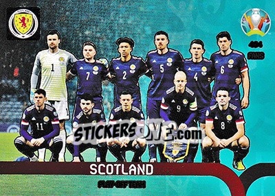 Sticker Scotland - UEFA Euro 2020 Preview. Adrenalyn XL n. 464 - Panini