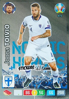 Sticker Joona Toivio - UEFA Euro 2020 Preview. Adrenalyn XL n. 473 - Panini