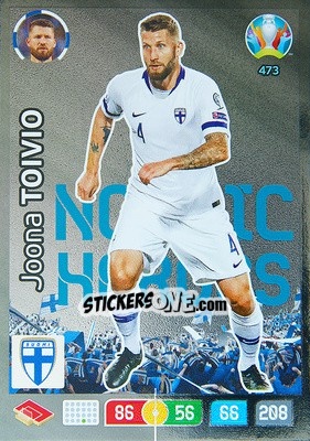 Figurina Joona Toivio - UEFA Euro 2020 Preview. Adrenalyn XL - Panini