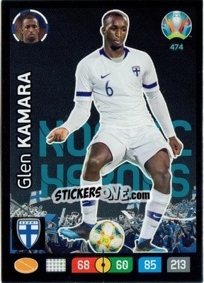 Cromo Glen Kamara - UEFA Euro 2020 Preview. Adrenalyn XL - Panini