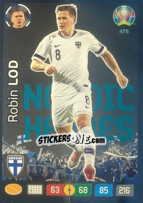 Sticker Robin Lod - UEFA Euro 2020 Preview. Adrenalyn XL n. 475 - Panini