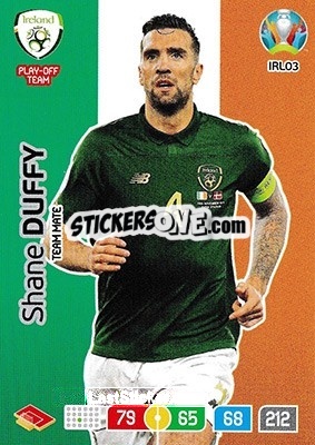 Sticker Shane Duffy - UEFA Euro 2020 Preview. Adrenalyn XL n. IRL03 - Panini