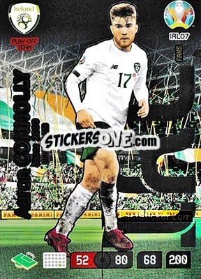 Figurina Aaron Connolly - UEFA Euro 2020 Preview. Adrenalyn XL - Panini