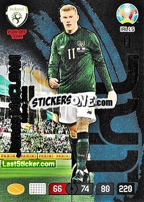 Sticker James McClean - UEFA Euro 2020 Preview. Adrenalyn XL - Panini