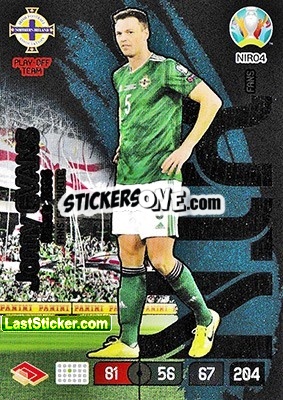 Sticker Jonny Evans - UEFA Euro 2020 Preview. Adrenalyn XL n. NIR04 - Panini