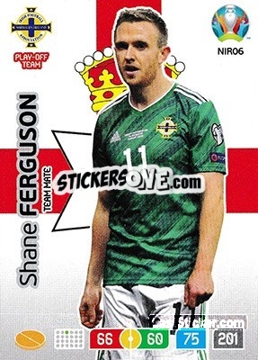 Sticker Shane Ferguson - UEFA Euro 2020 Preview. Adrenalyn XL - Panini