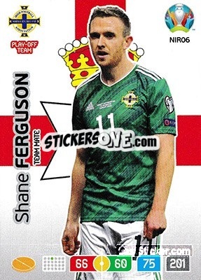 Cromo Shane Ferguson - UEFA Euro 2020 Preview. Adrenalyn XL - Panini