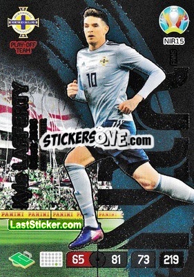 Sticker Kyle Lafferty - UEFA Euro 2020 Preview. Adrenalyn XL - Panini