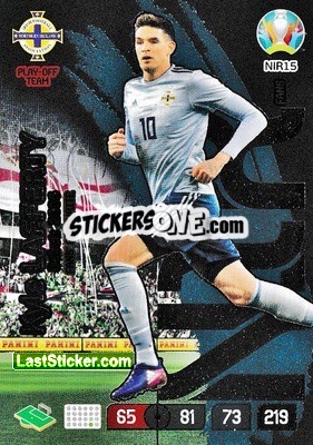 Sticker Kyle Lafferty - UEFA Euro 2020 Preview. Adrenalyn XL n. NIR15 - Panini