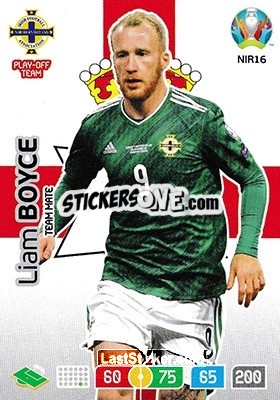 Sticker Liam Boyce - UEFA Euro 2020 Preview. Adrenalyn XL - Panini