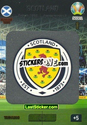 Sticker Team Logo - UEFA Euro 2020 Preview. Adrenalyn XL n. SCO01 - Panini