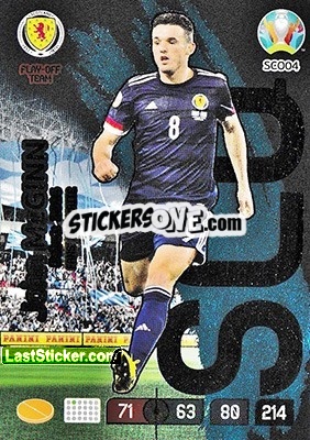 Sticker John McGinn - UEFA Euro 2020 Preview. Adrenalyn XL - Panini