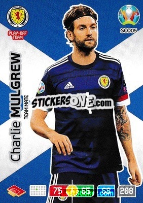 Sticker Charlie Mulgrew - UEFA Euro 2020 Preview. Adrenalyn XL - Panini