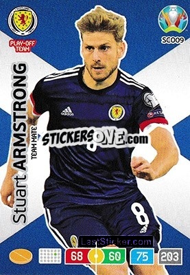 Sticker Stuart Armstrong - UEFA Euro 2020 Preview. Adrenalyn XL - Panini