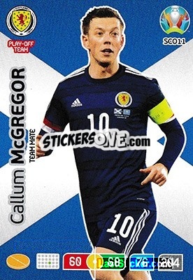 Sticker Callum McGregor - UEFA Euro 2020 Preview. Adrenalyn XL - Panini