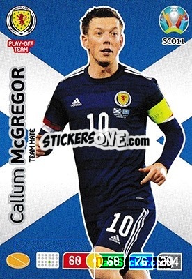 Sticker Callum McGregor - UEFA Euro 2020 Preview. Adrenalyn XL n. SCO11 - Panini