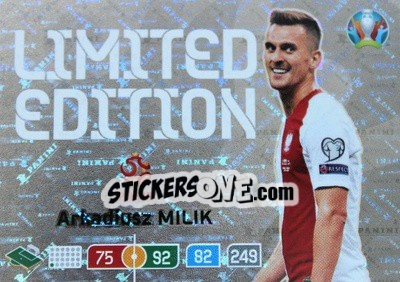 Sticker Arkadiusz Milik - UEFA Euro 2020 Preview. Adrenalyn XL n. LE-AMI - Panini