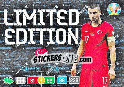 Sticker Burak Yilmaz - UEFA Euro 2020 Preview. Adrenalyn XL n. LE-BY - Panini