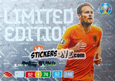 Figurina Daley Blind - UEFA Euro 2020 Preview. Adrenalyn XL - Panini