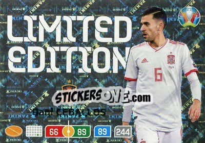 Sticker Dani Ceballos - UEFA Euro 2020 Preview. Adrenalyn XL n. LE-DC - Panini