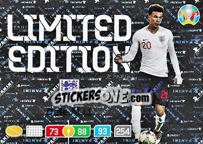 Sticker Dele Alli - UEFA Euro 2020 Preview. Adrenalyn XL n. LE-DE - Panini