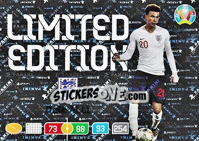 Sticker Dele Alli - UEFA Euro 2020 Preview. Adrenalyn XL - Panini