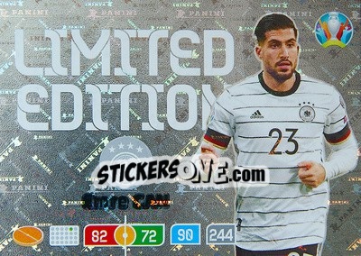 Sticker Emre Can - UEFA Euro 2020 Preview. Adrenalyn XL - Panini