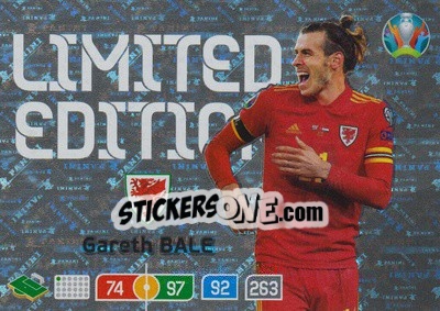 Figurina Gareth Bale - UEFA Euro 2020 Preview. Adrenalyn XL - Panini