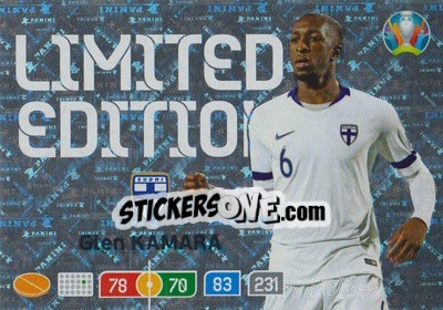 Sticker Glen Kamara - UEFA Euro 2020 Preview. Adrenalyn XL n. LE-GK - Panini