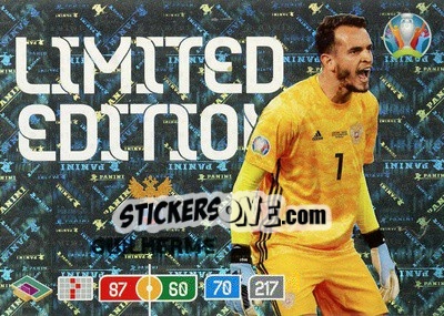 Sticker Guilherme - UEFA Euro 2020 Preview. Adrenalyn XL - Panini