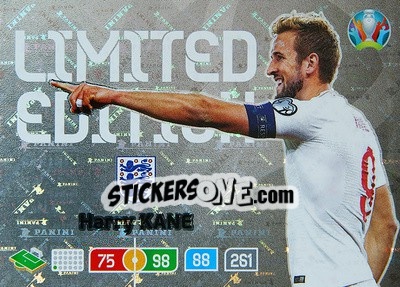 Sticker Harry Kane - UEFA Euro 2020 Preview. Adrenalyn XL - Panini