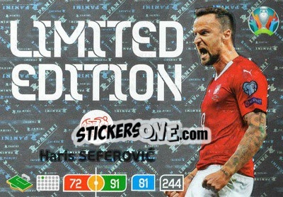 Sticker Haris Seferovic - UEFA Euro 2020 Preview. Adrenalyn XL - Panini