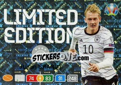 Sticker Julian Brandt - UEFA Euro 2020 Preview. Adrenalyn XL - Panini