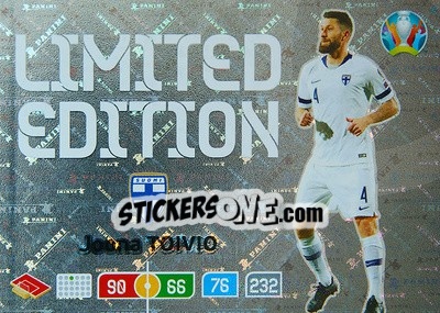 Sticker Joona Toivio - UEFA Euro 2020 Preview. Adrenalyn XL n. LE-JTO - Panini