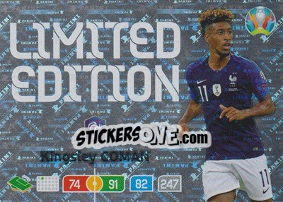 Sticker Kingsley Coman - UEFA Euro 2020 Preview. Adrenalyn XL n. LE-KC - Panini