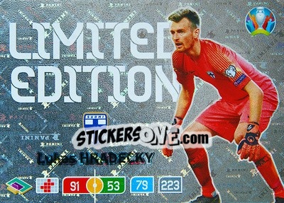 Sticker Lukáš Hrádecký - UEFA Euro 2020 Preview. Adrenalyn XL n. LE-LHR - Panini
