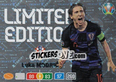 Sticker Luka Modric - UEFA Euro 2020 Preview. Adrenalyn XL - Panini
