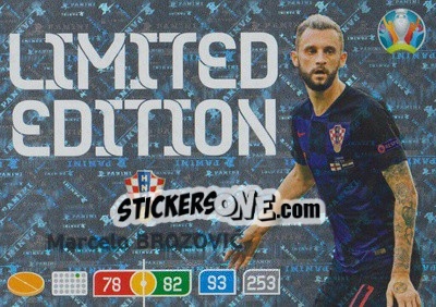 Sticker Marcelo Brozovic - UEFA Euro 2020 Preview. Adrenalyn XL n. LE-MB - Panini