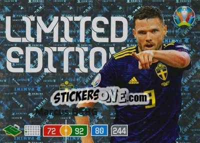 Sticker Marcus Berg - UEFA Euro 2020 Preview. Adrenalyn XL n. LE-MBE - Panini