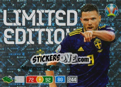 Sticker Marcus Berg - UEFA Euro 2020 Preview. Adrenalyn XL - Panini