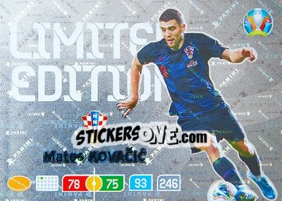 Sticker Mateo Kovacic - UEFA Euro 2020 Preview. Adrenalyn XL n. LE-MK - Panini