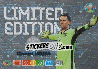 Sticker Manuel Neuer - UEFA Euro 2020 Preview. Adrenalyn XL n. LE-MN - Panini