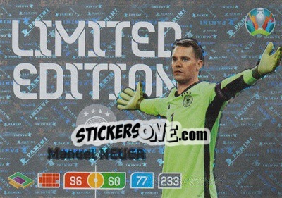 Cromo Manuel Neuer - UEFA Euro 2020 Preview. Adrenalyn XL - Panini